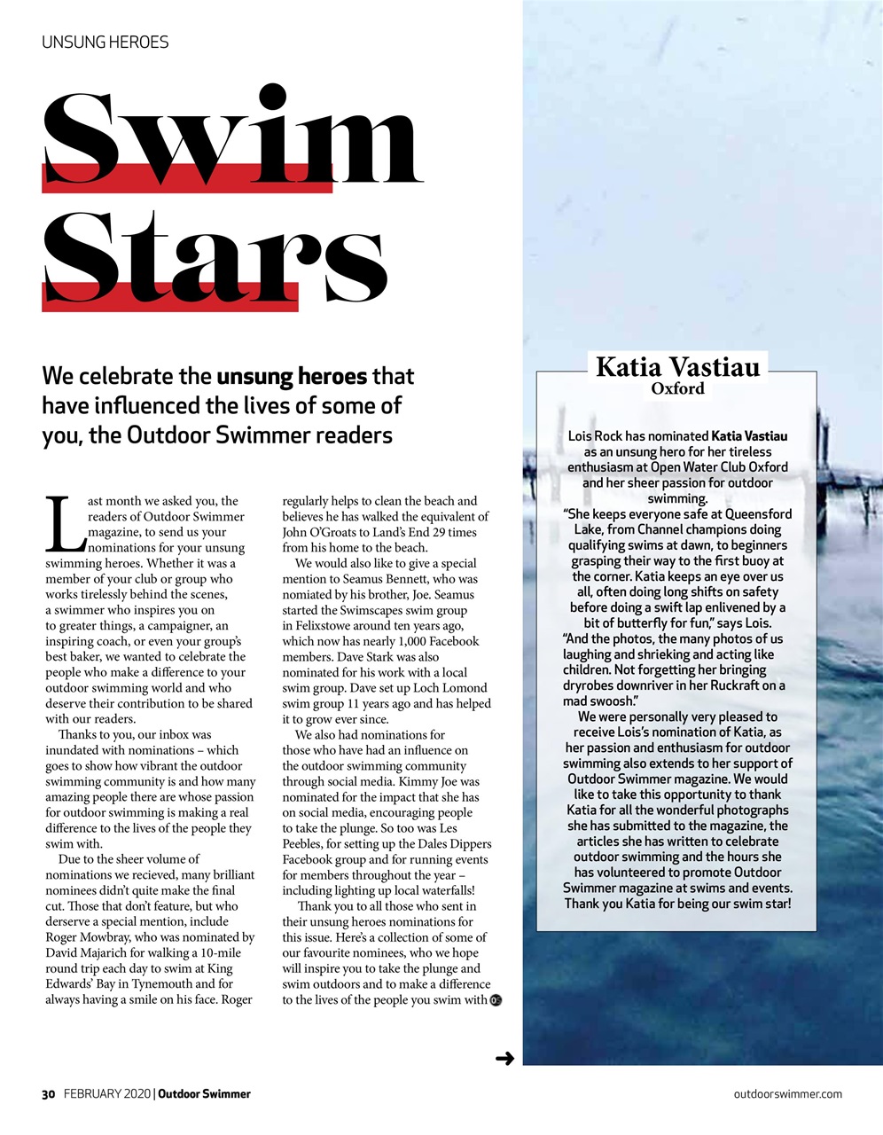 Outdoor Swimmer Preview Pages