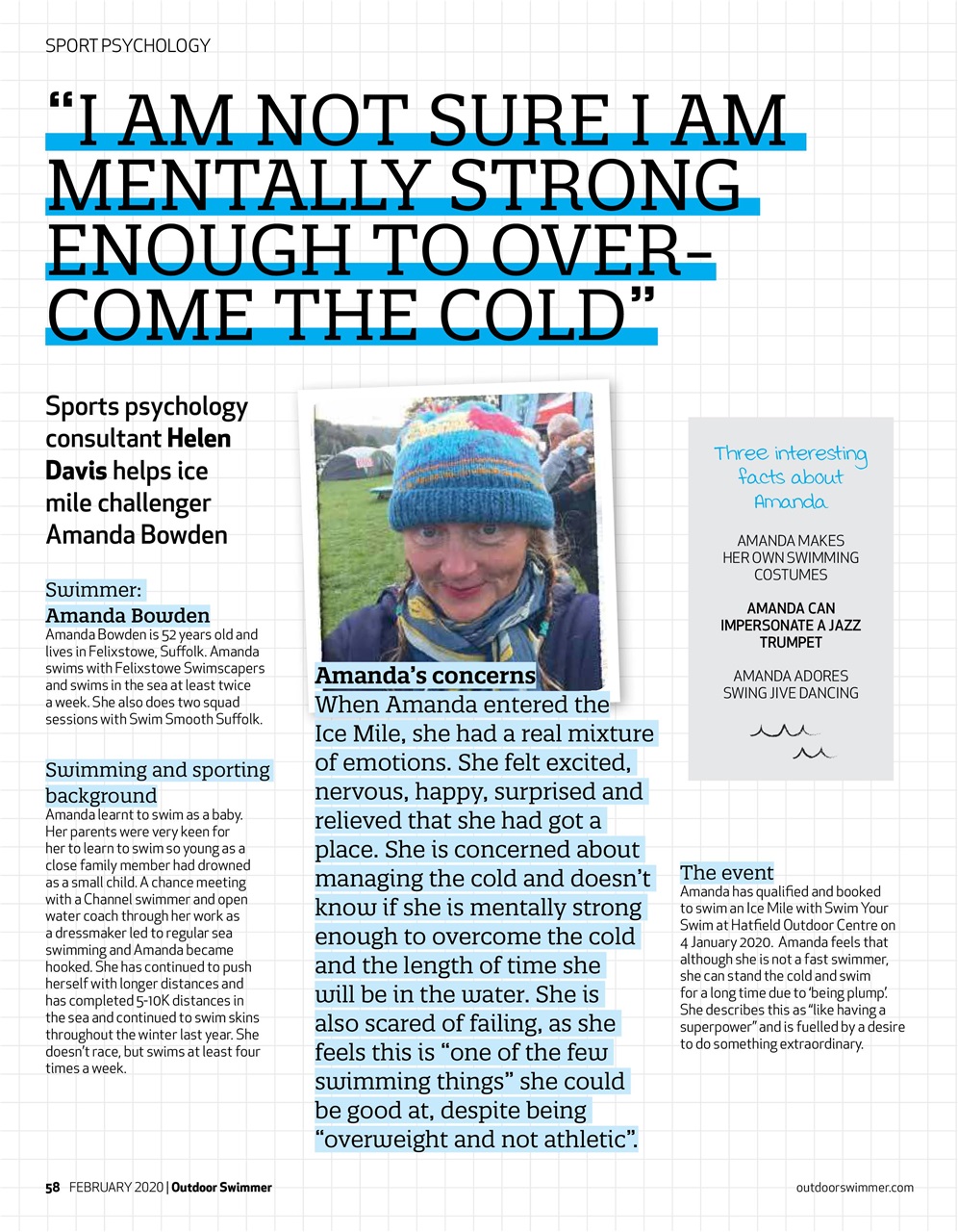 Outdoor Swimmer Preview Pages
