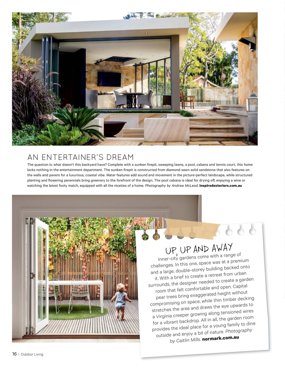 Outdoor Living Preview Pages