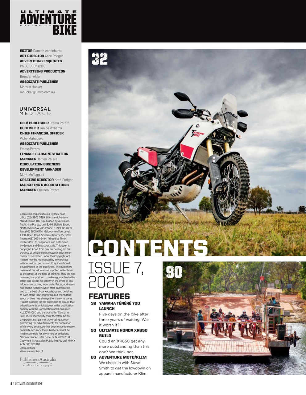 Australian Adventure Bike Preview Pages