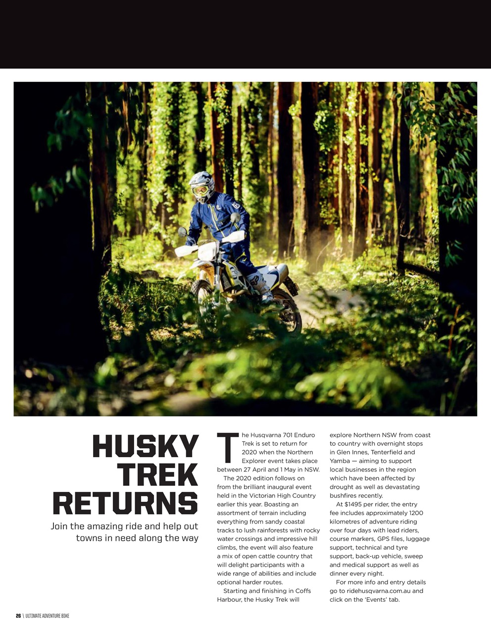 Australian Adventure Bike Preview Pages