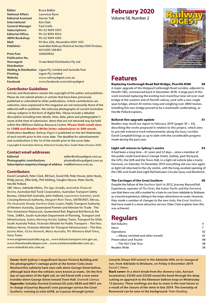 Railway Digest Preview Pages