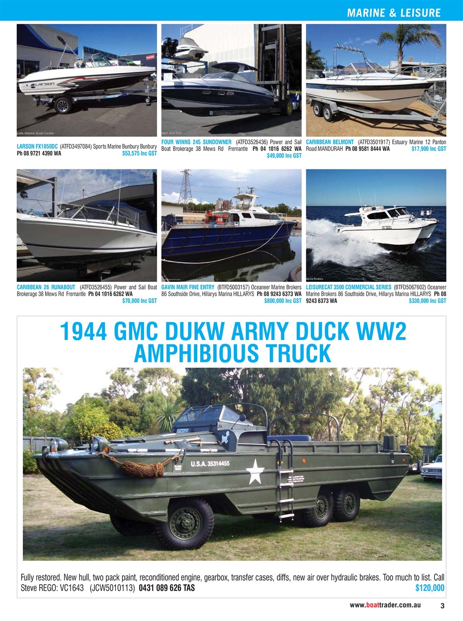 Boat Trader Australia Preview Pages