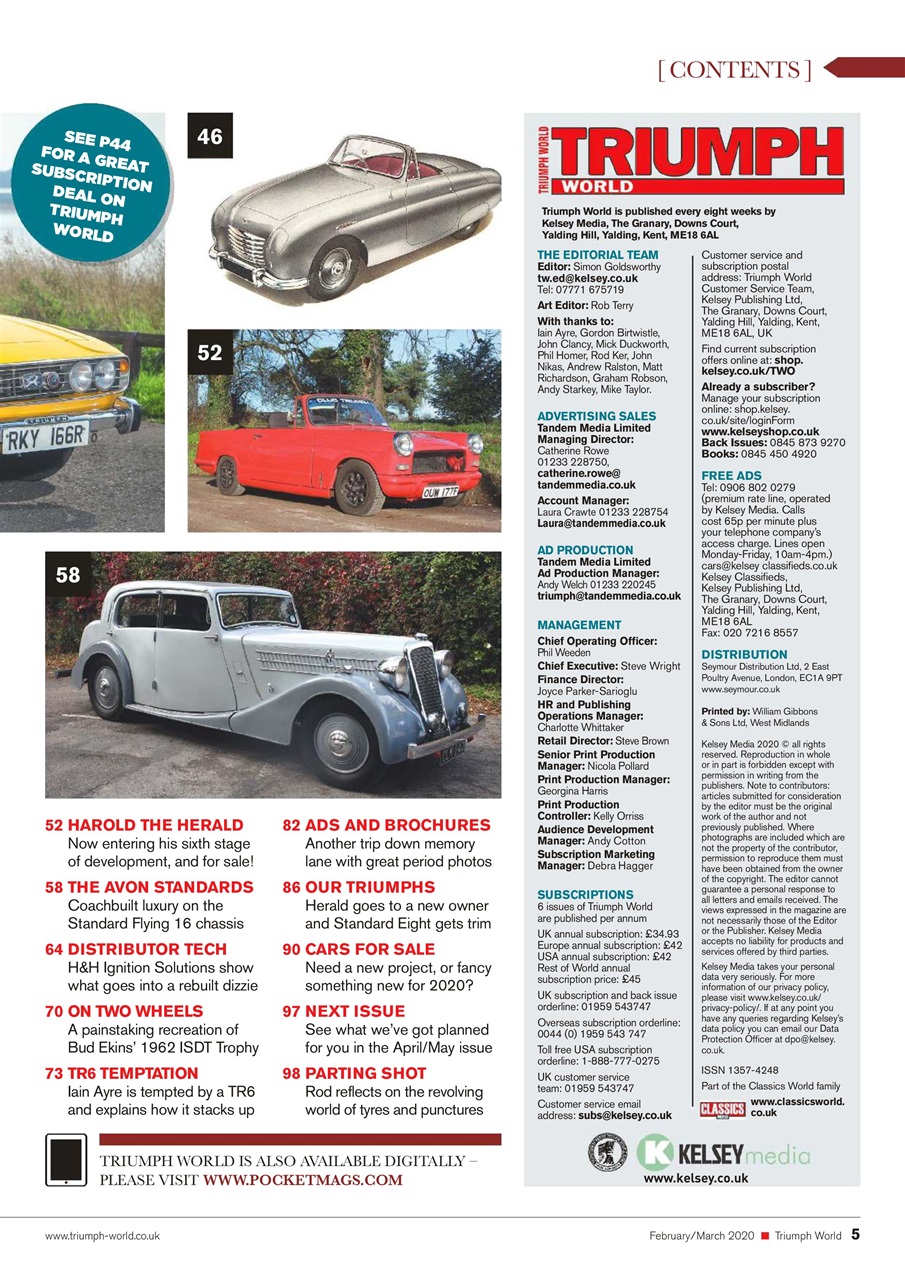 Triumph World Preview Pages