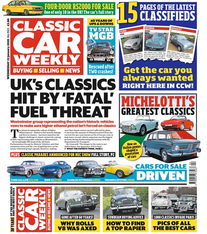 Classic Car Weekly issue 22 January 2020