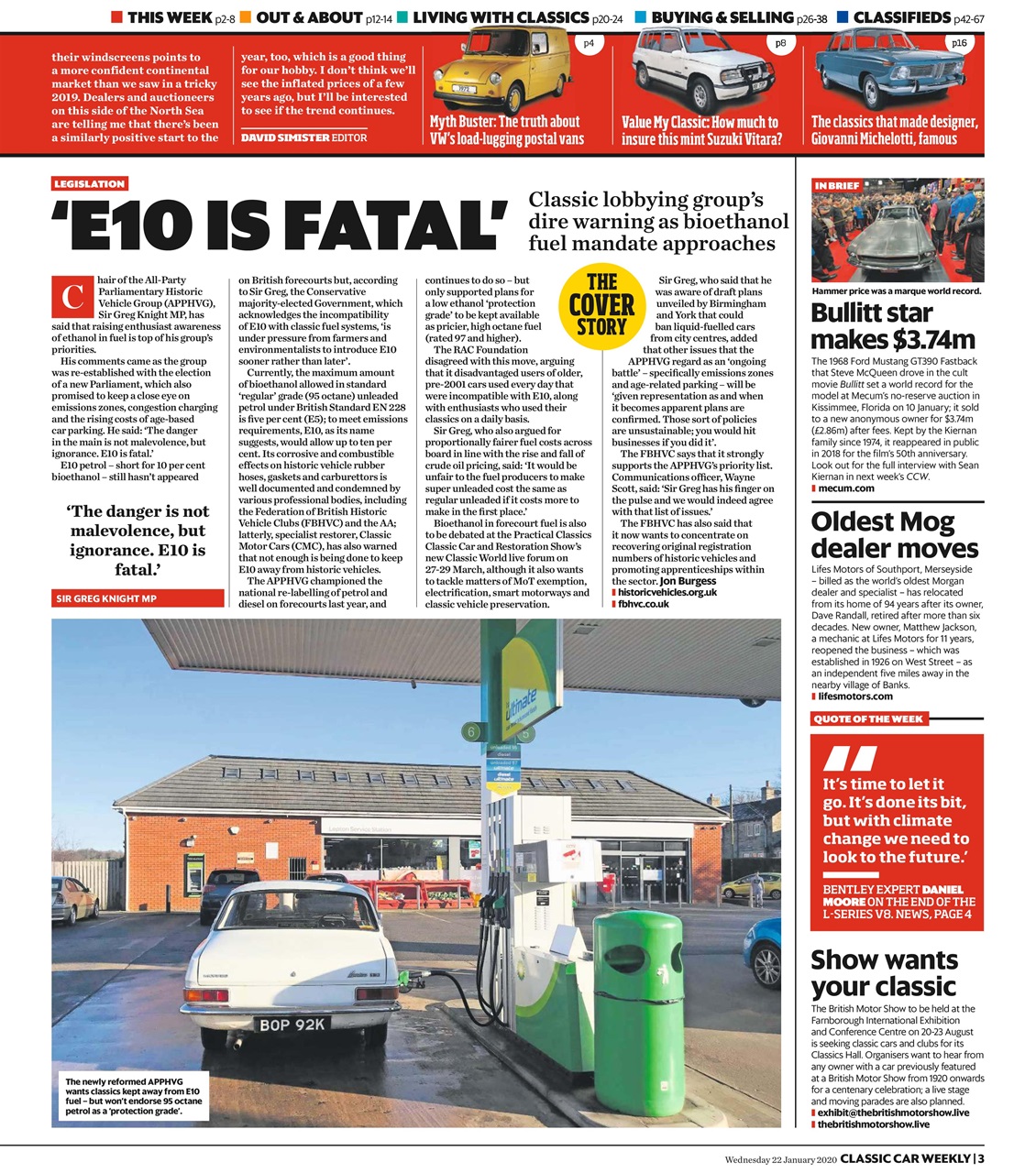 Classic Car Weekly Preview Pages