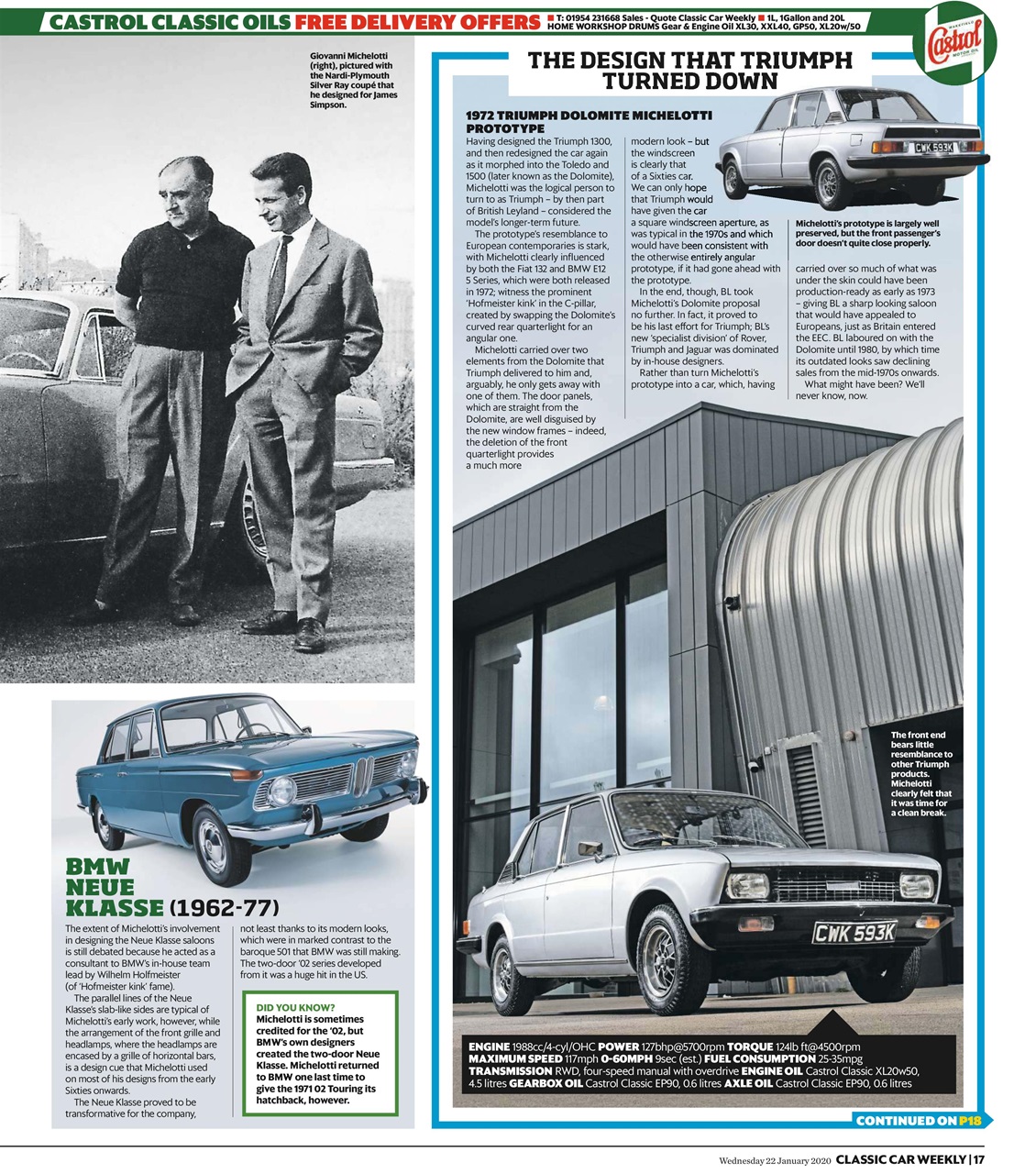 Classic Car Weekly Preview Pages