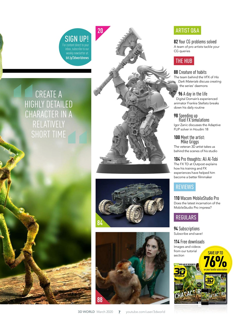 3D World Preview Pages