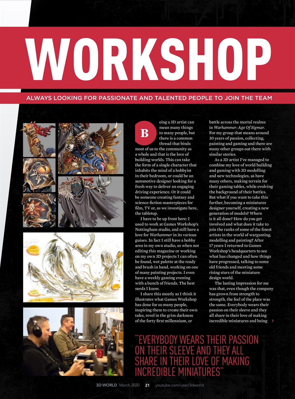 3D World Preview Pages