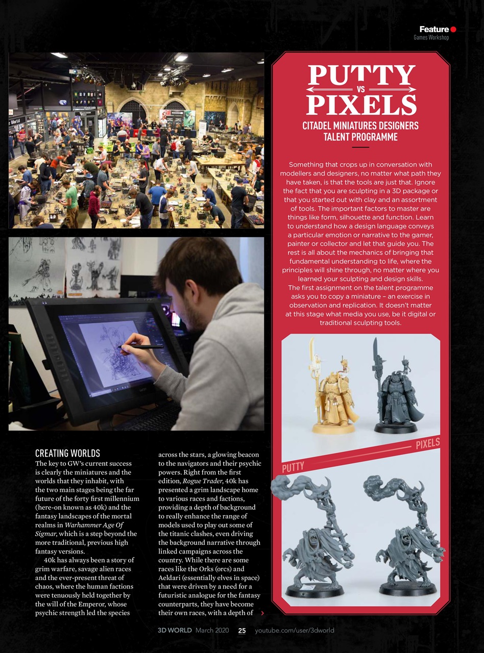 3D World Preview Pages