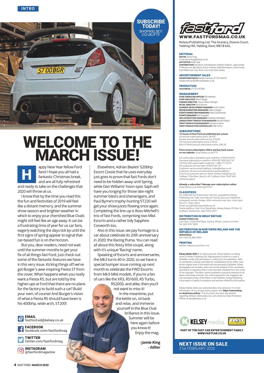 Fast Ford Preview Pages