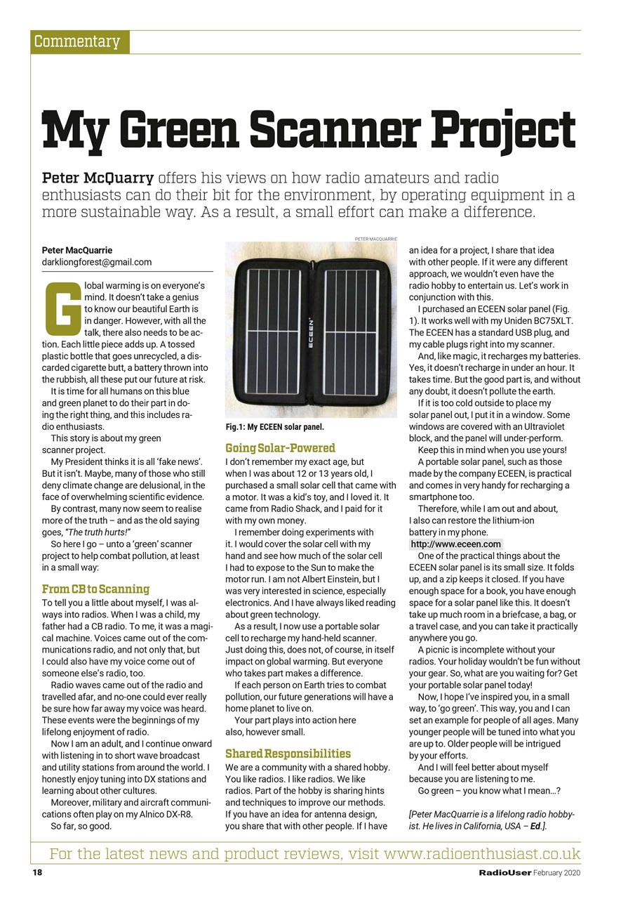 Radio User Preview Pages