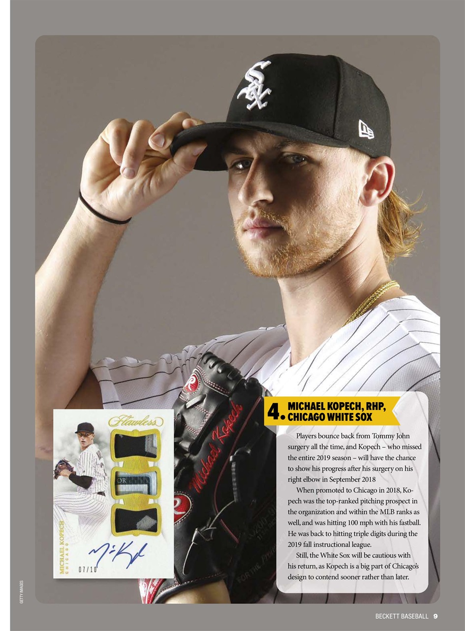 Beckett Baseball Magazine Preview Pages
