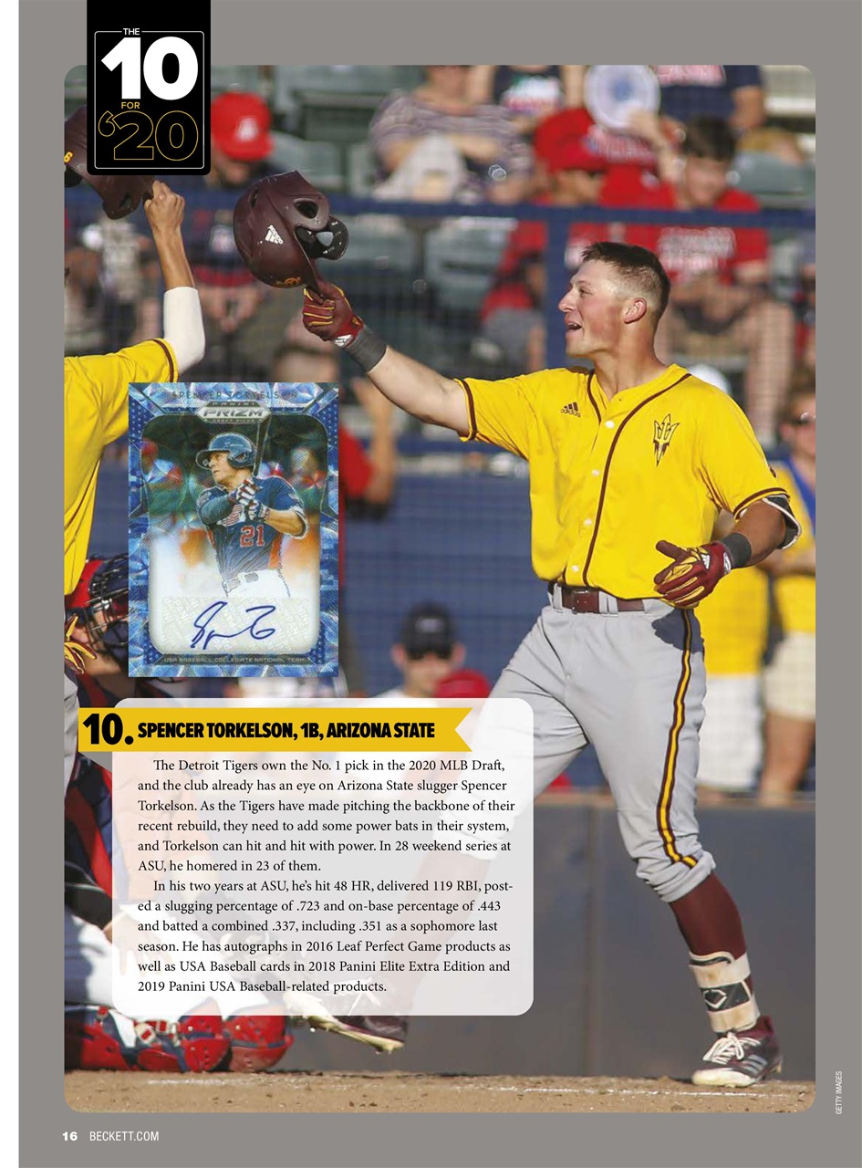 Beckett Baseball Magazine Preview Pages