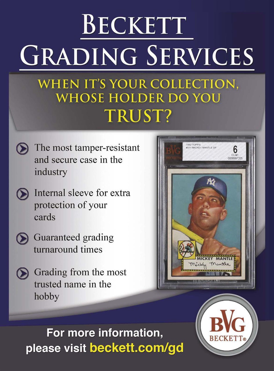 Beckett Baseball Magazine Preview Pages