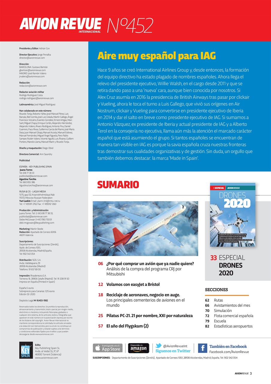Avion Revue Internacional Preview Pages