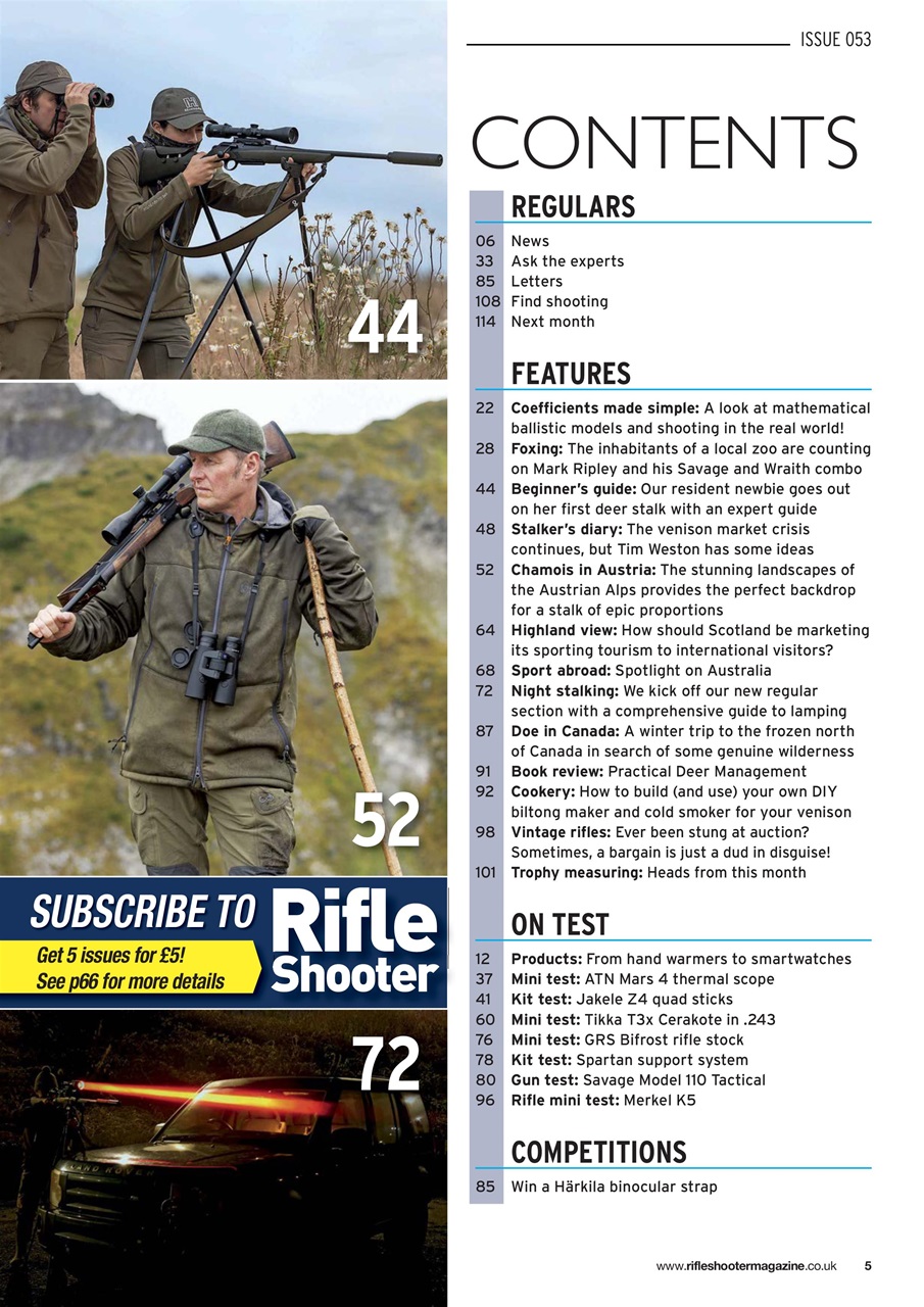 Rifle Shooter Preview Pages