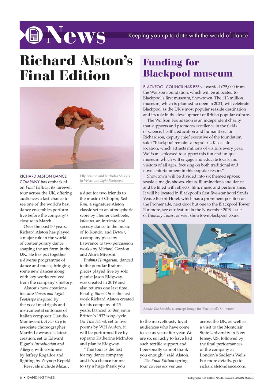 Dancing Times Preview Pages