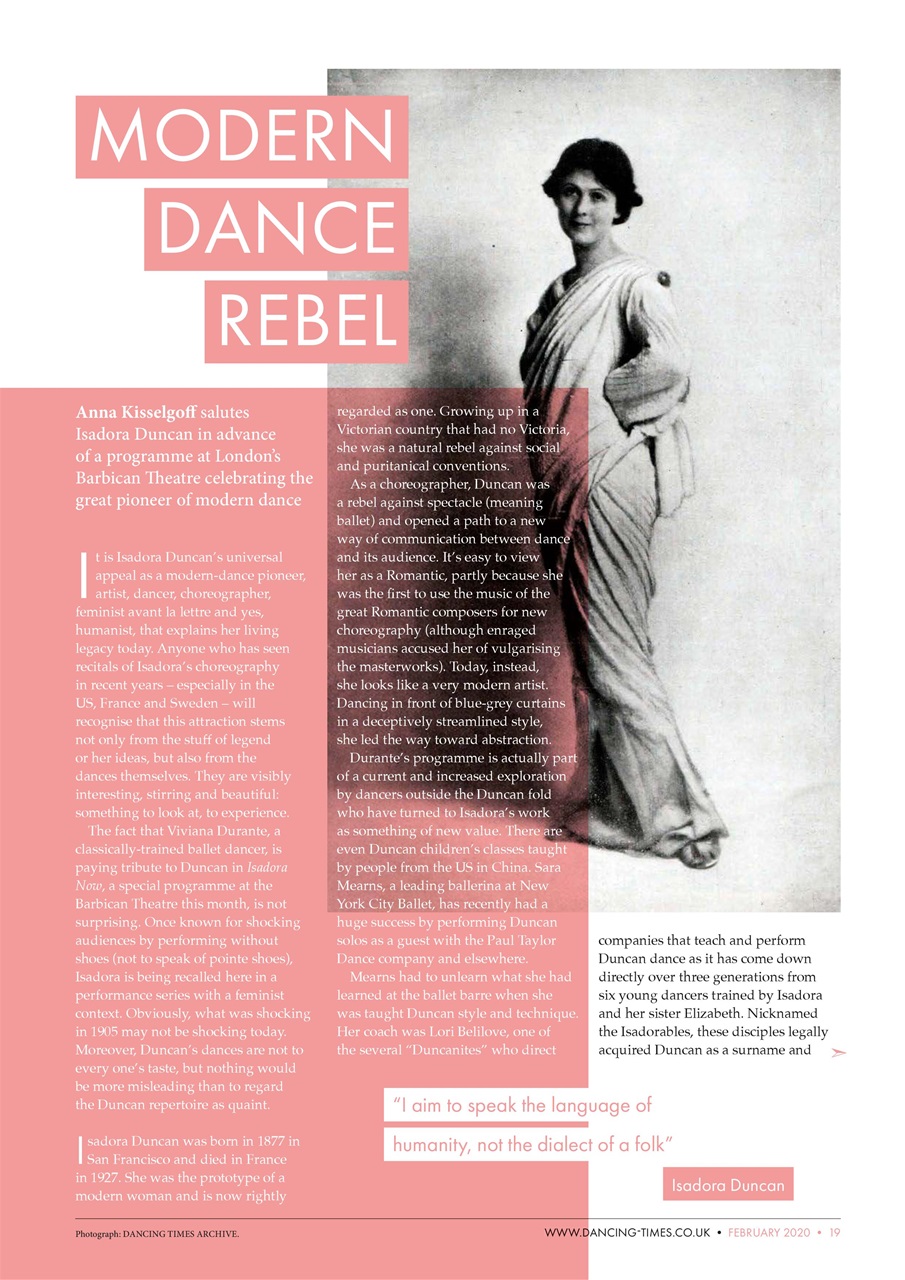 Dancing Times Preview Pages