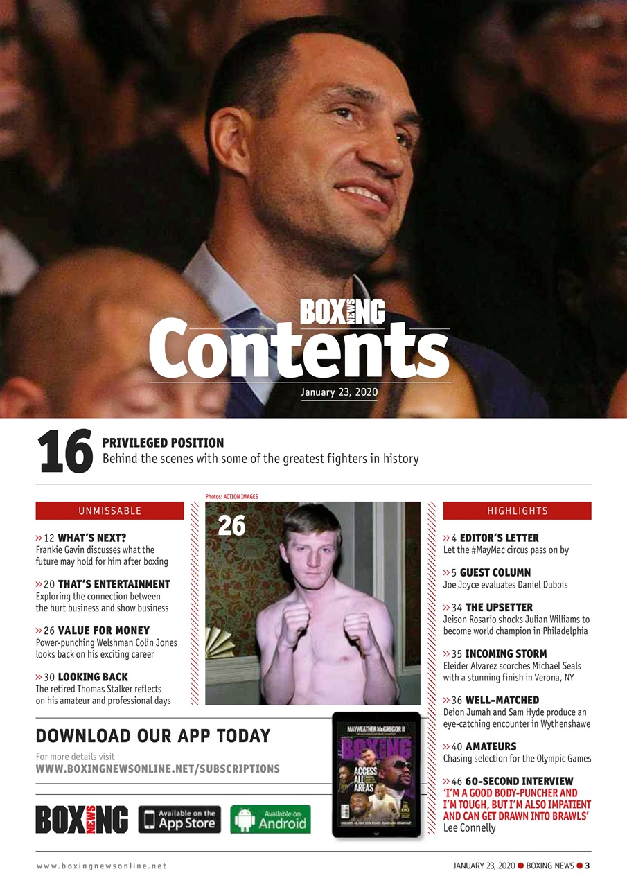 Boxing News Preview Pages