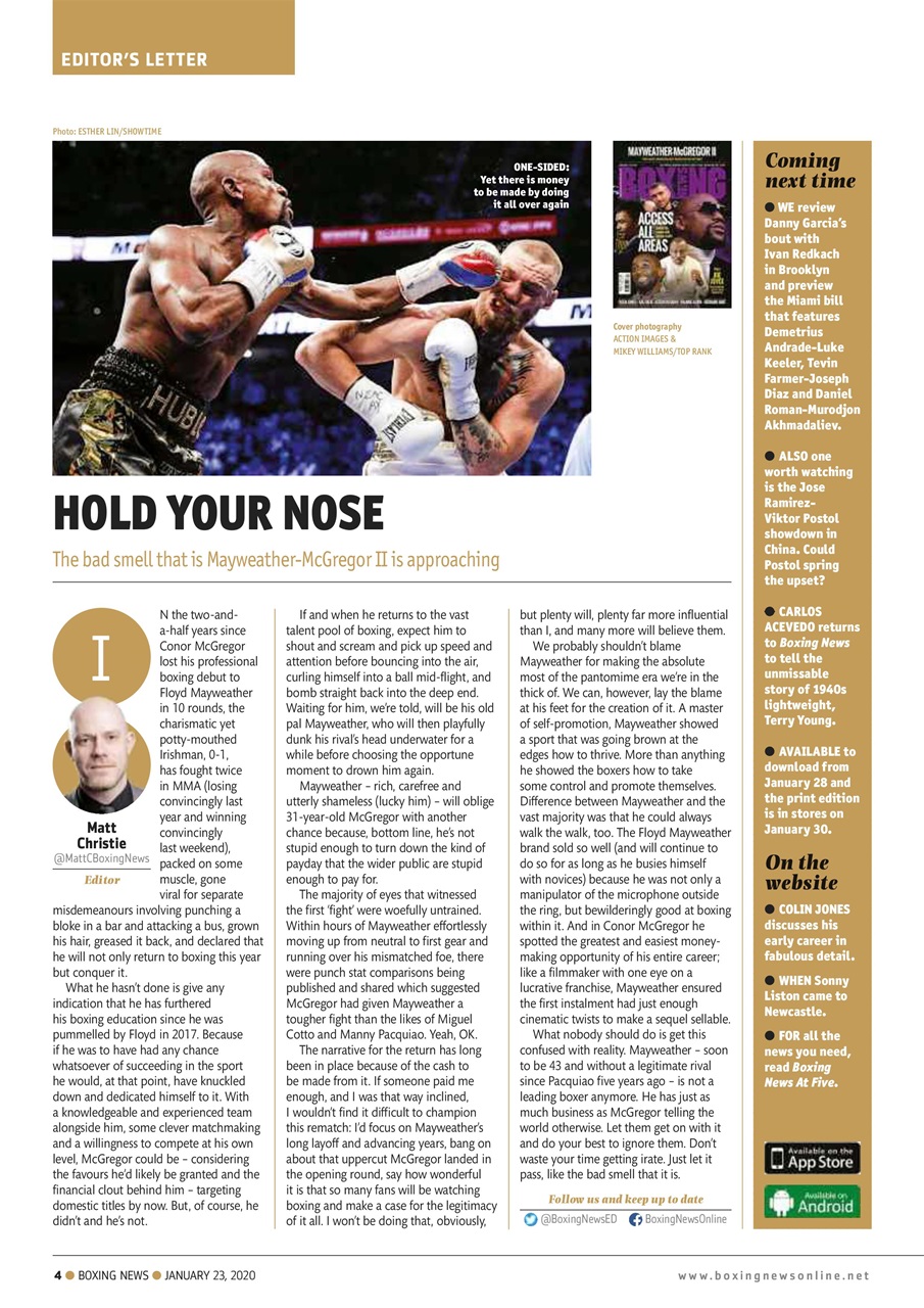 Boxing News Preview Pages