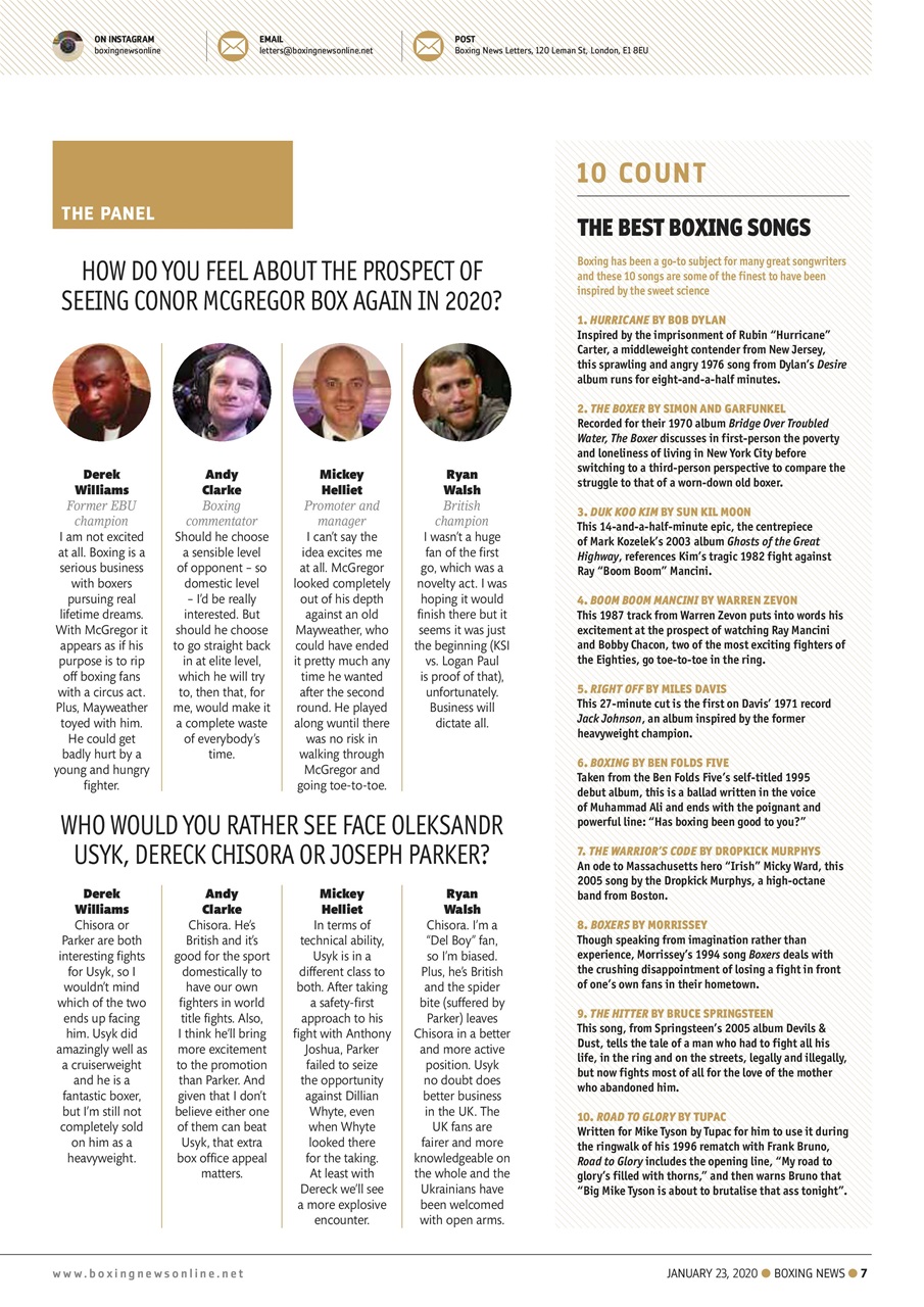 Boxing News Preview Pages
