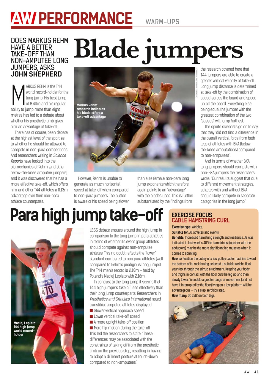 AW – Athletics Weekly Magazine Preview Pages