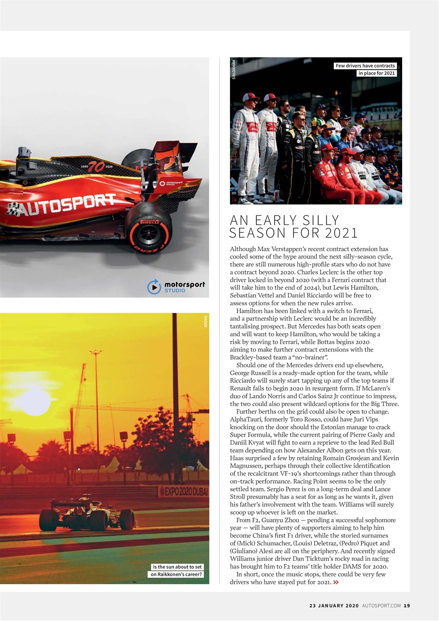 Autosport Preview Pages