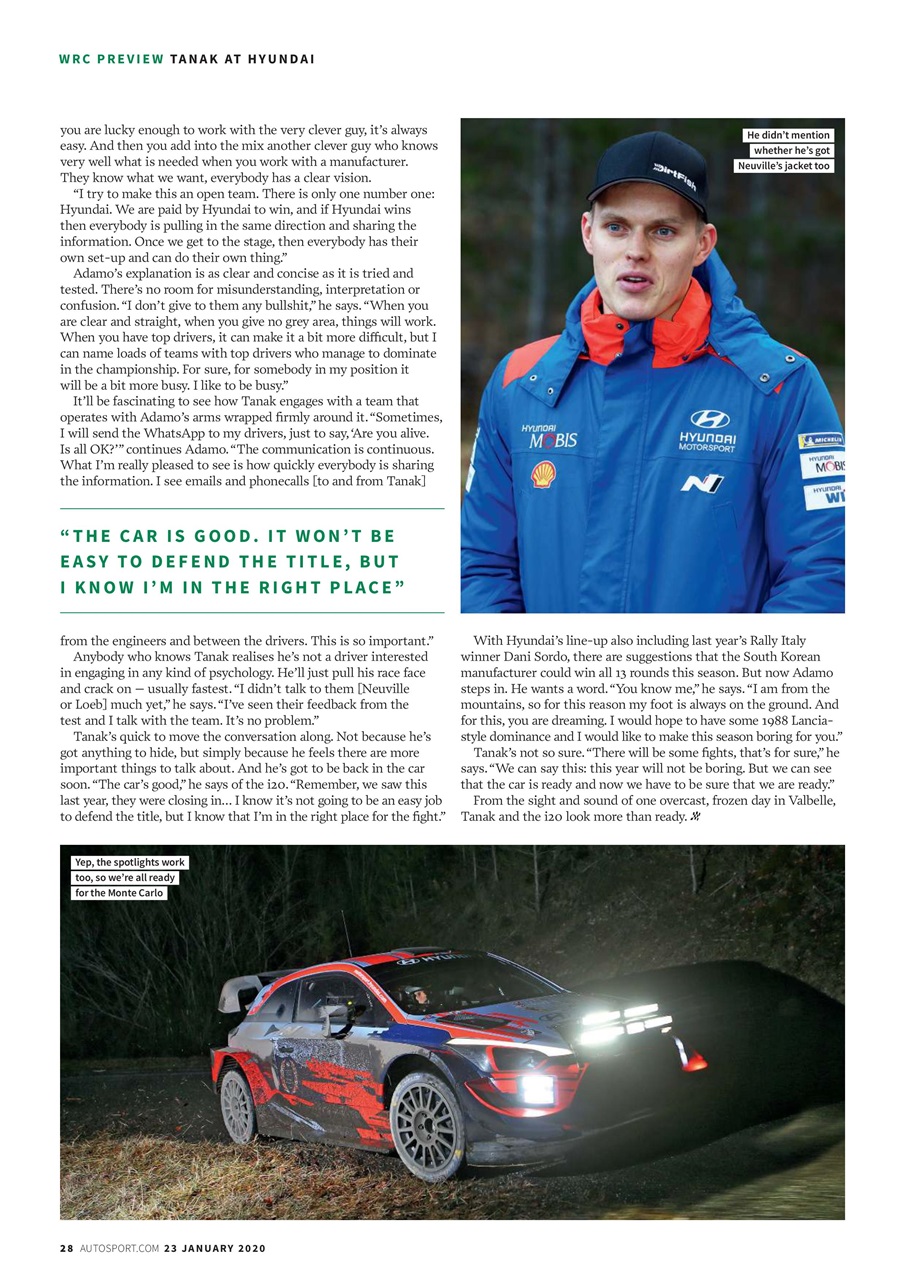 Autosport Preview Pages