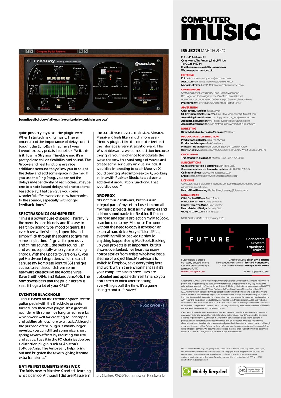 Computer Music Preview Pages