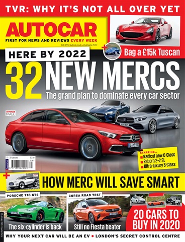 Autocar issue Jan 22nd 2020