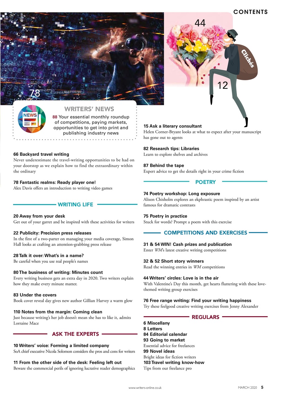 Writing Magazine Preview Pages