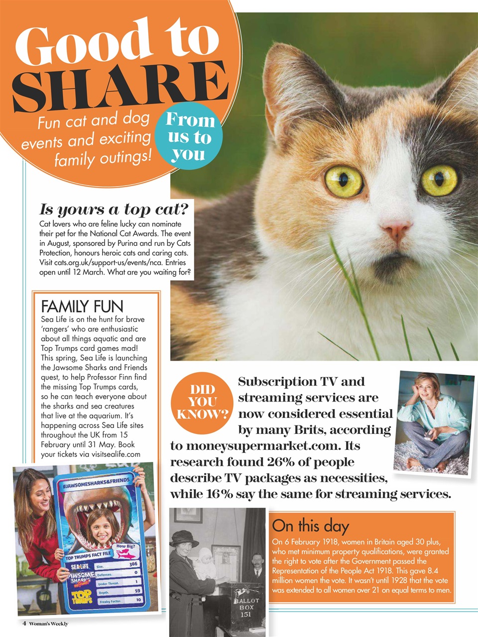 Woman's Weekly Preview Pages