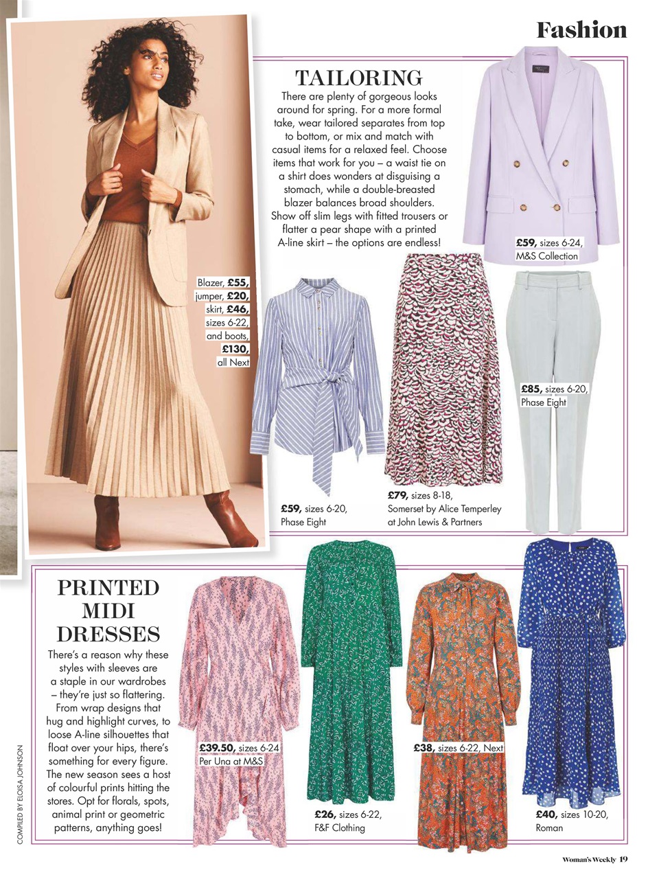 Woman's Weekly Preview Pages