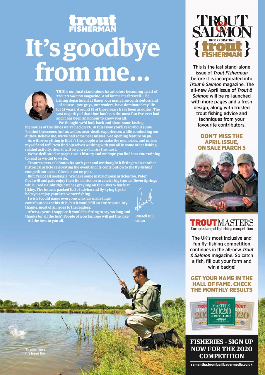 Trout Fisherman Preview Pages
