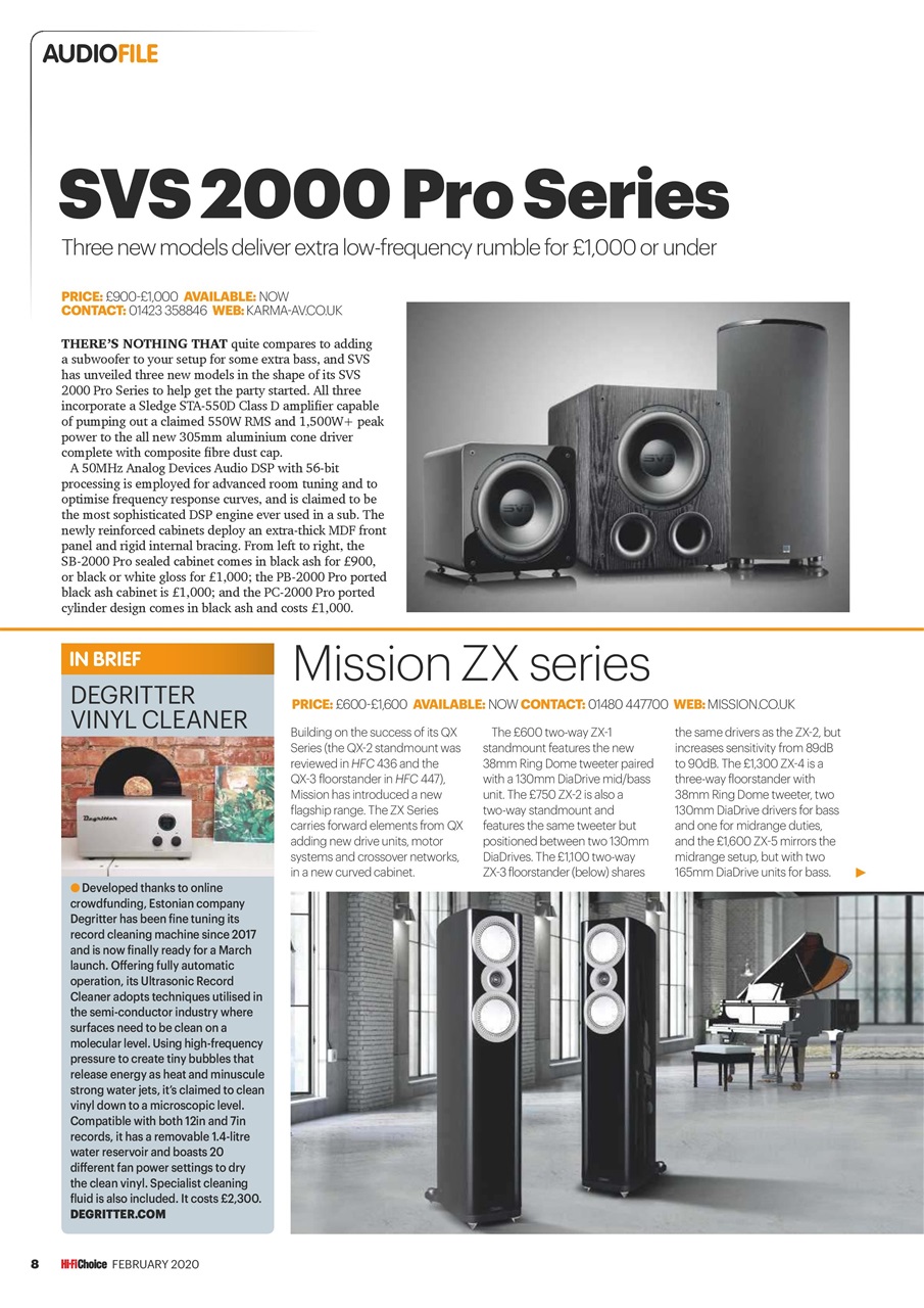 Hi-Fi Choice Preview Pages