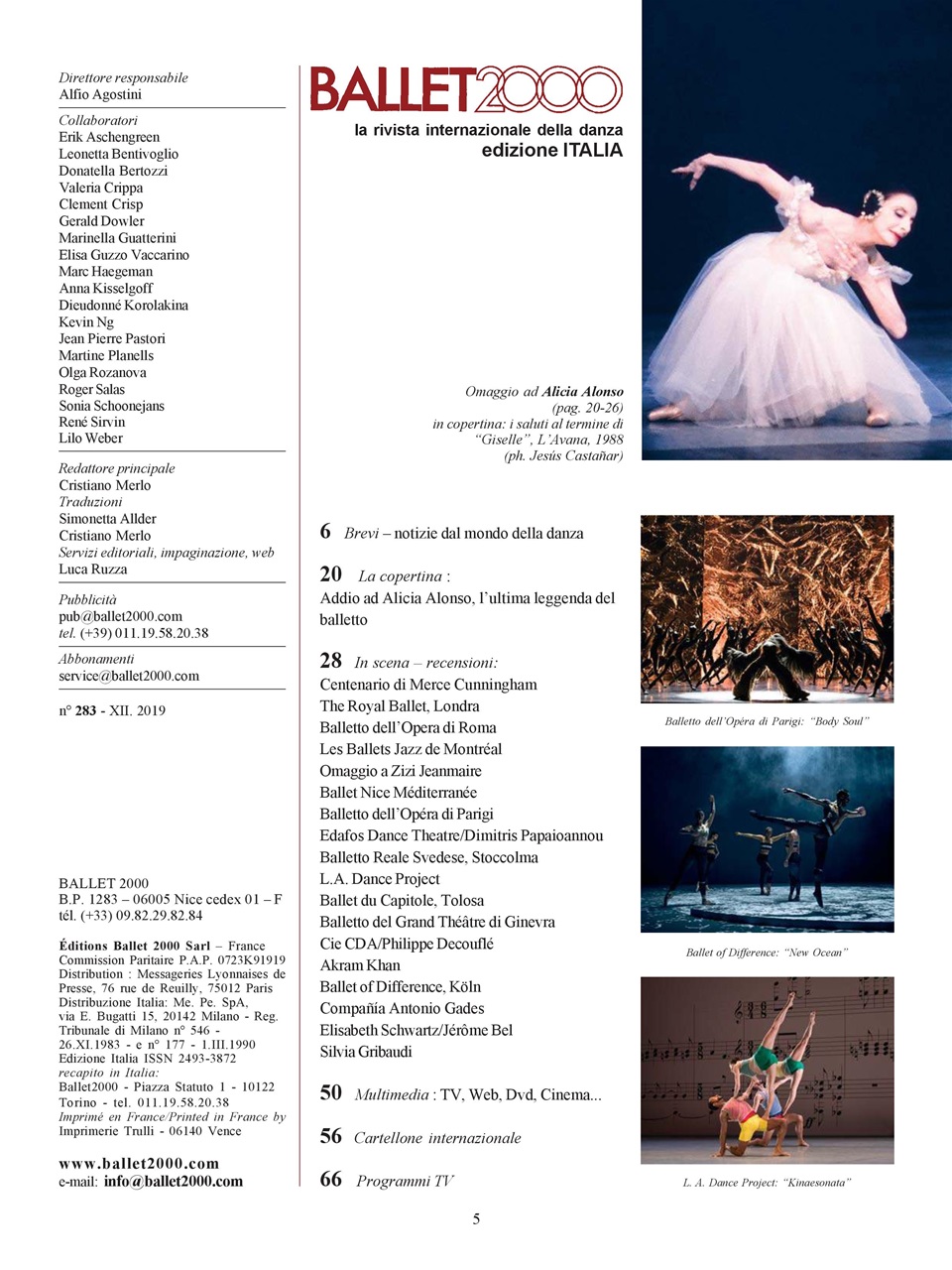 BALLET2000 Edizione Italia Preview Pages