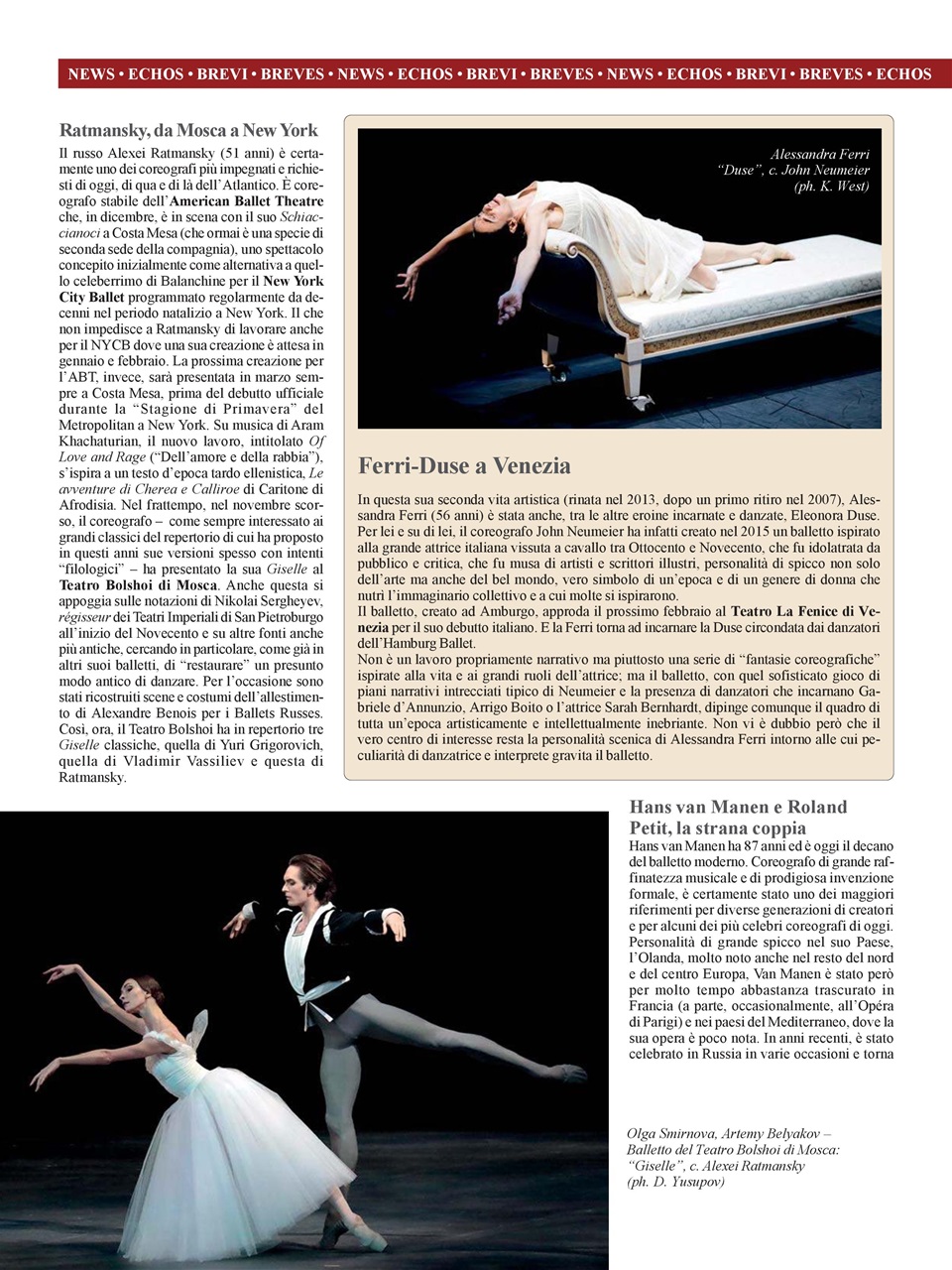 BALLET2000 Edizione Italia Preview Pages