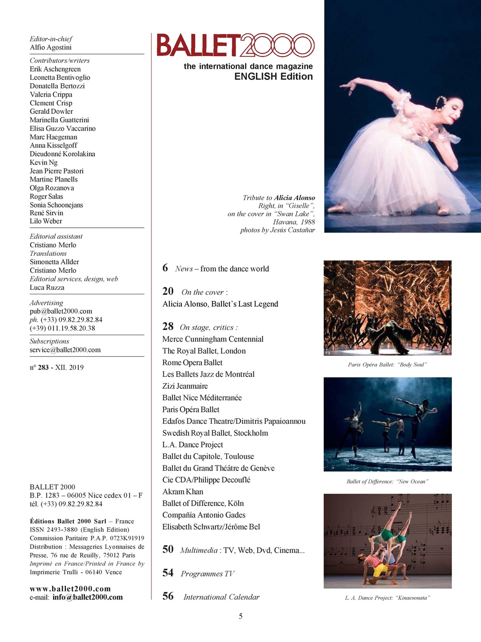 BALLET2000 English Edition Preview Pages