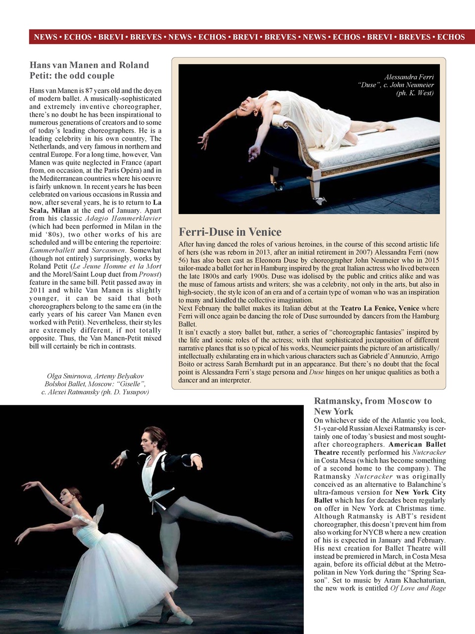BALLET2000 English Edition Preview Pages