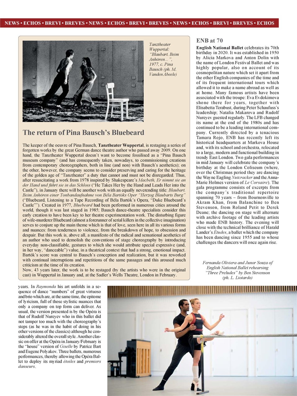 BALLET2000 English Edition Preview Pages
