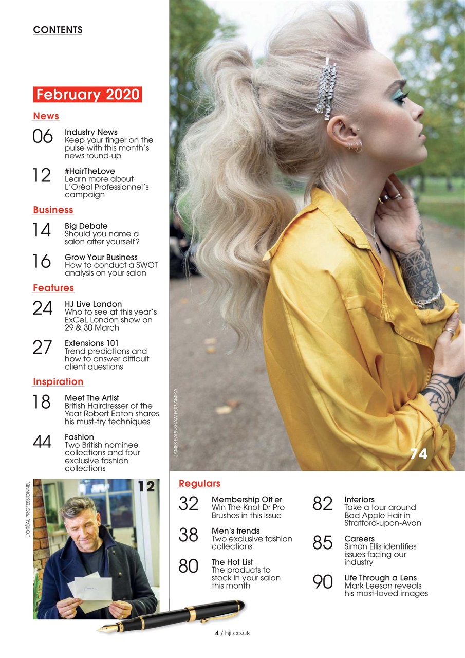 Hairdressers Journal Preview Pages