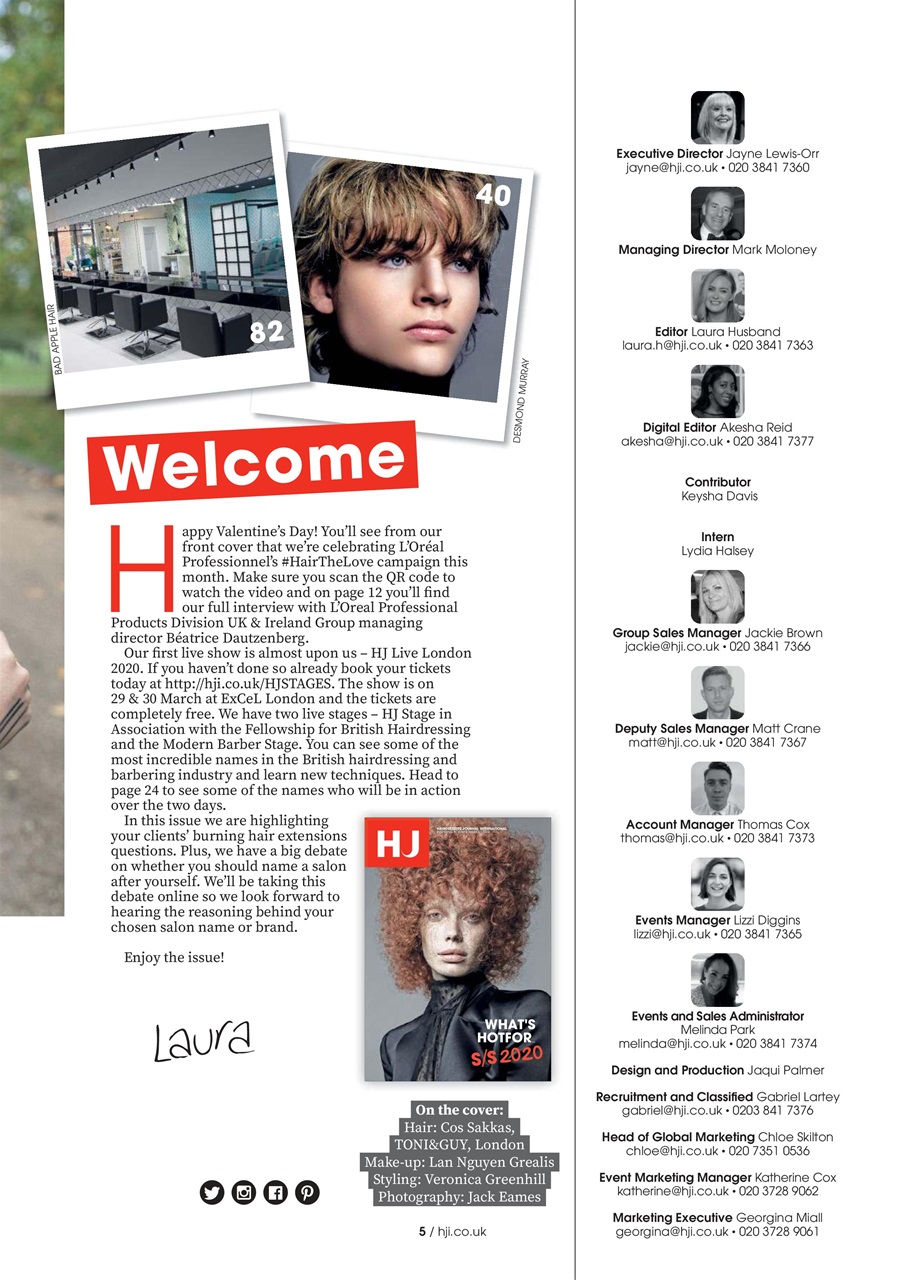 Hairdressers Journal Preview Pages