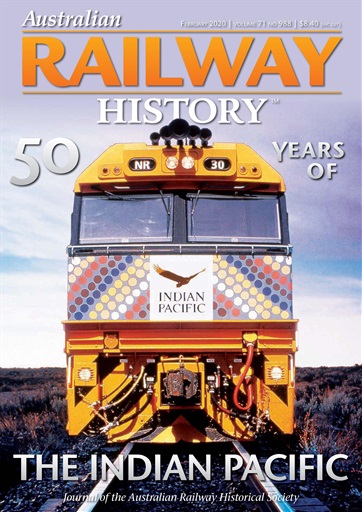 Australian Railway History issue 