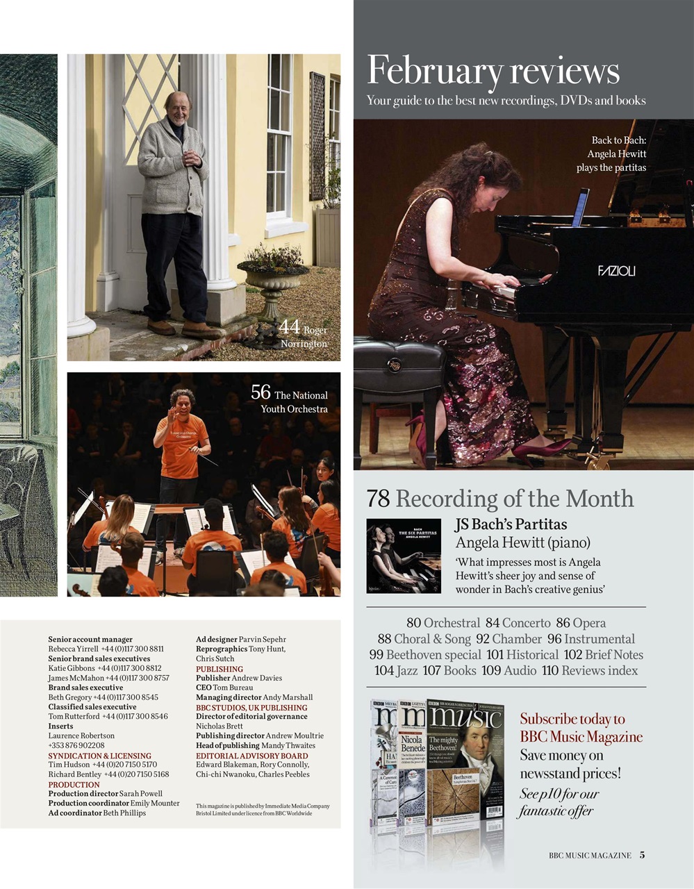 BBC Music Magazine Preview Pages