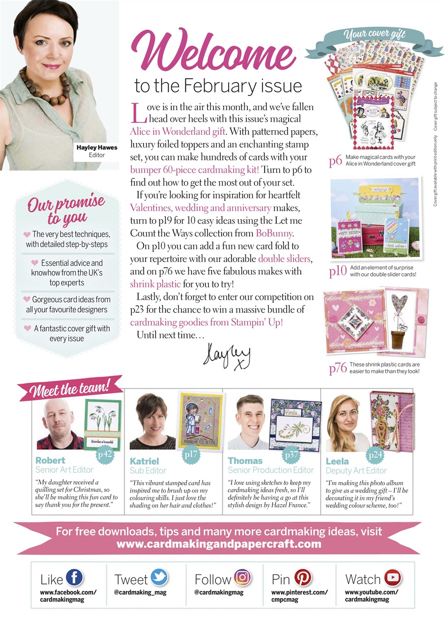 Cardmaking & Papercraft Preview Pages