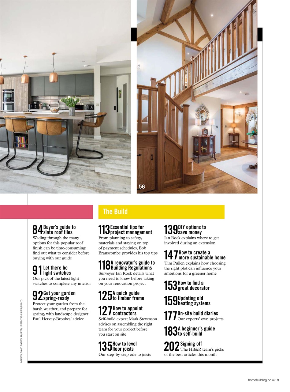 Homebuilding & Renovating Magazine Preview Pages