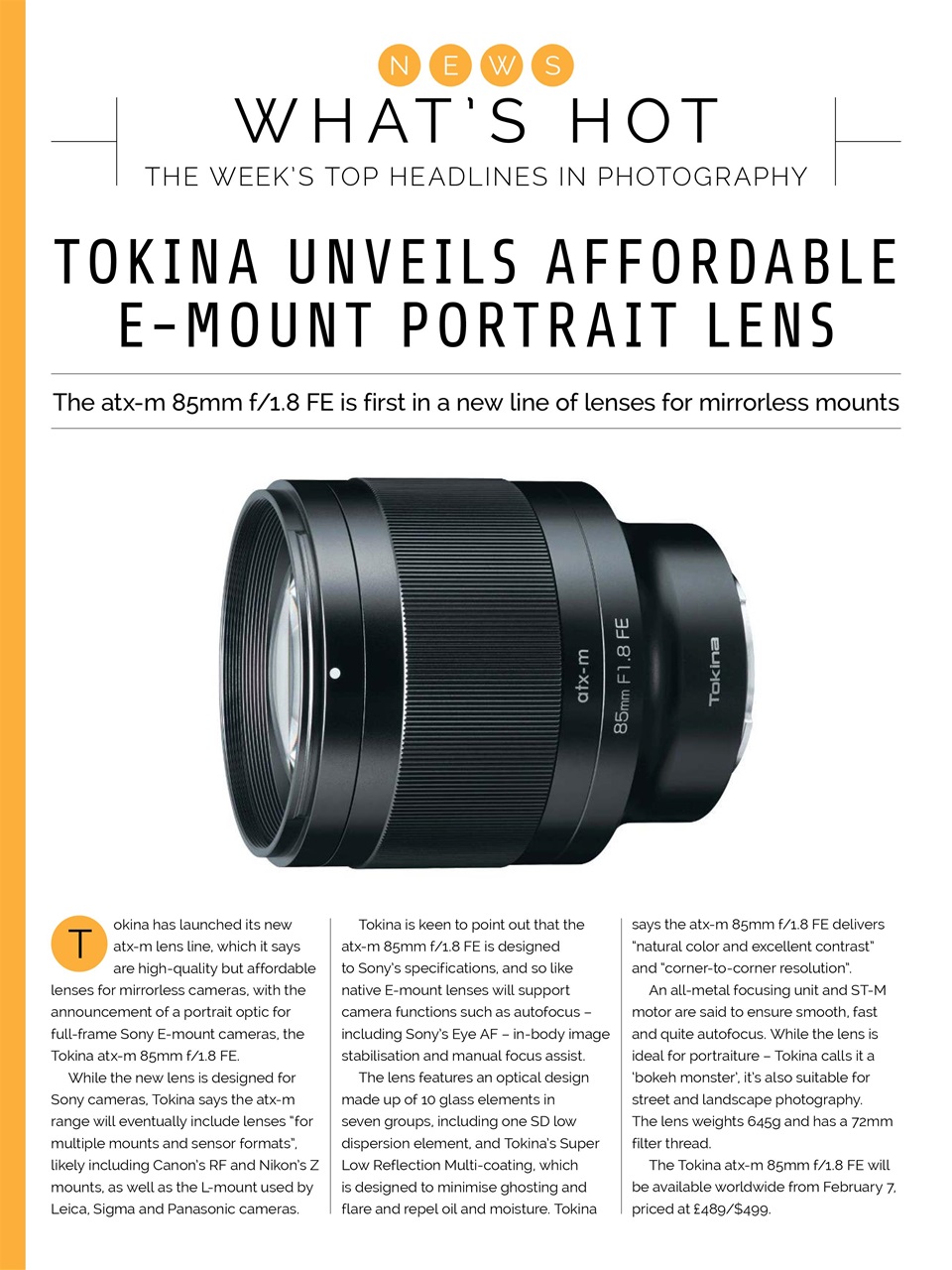 Photography Week Preview Pages