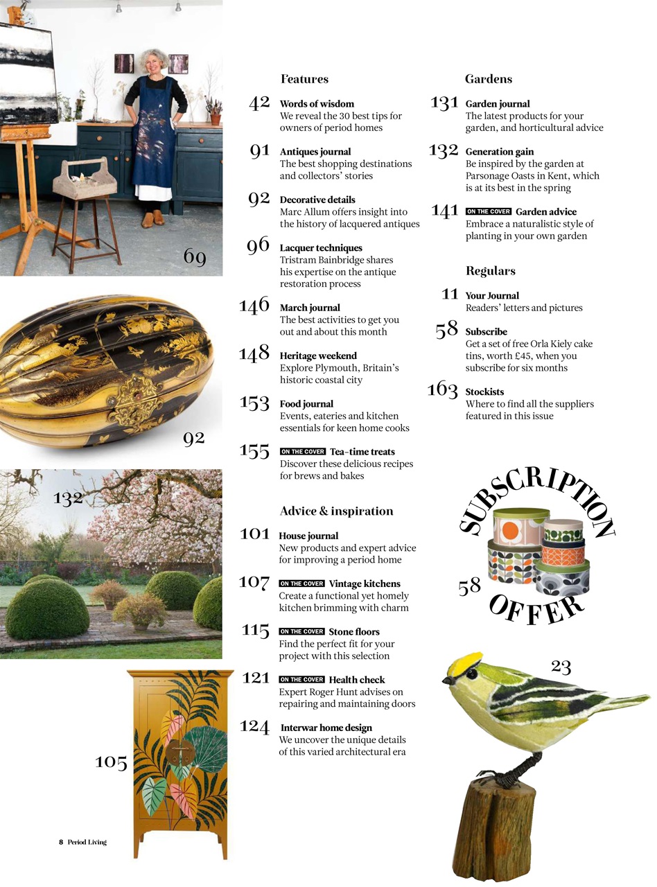 Period Living Magazine Preview Pages