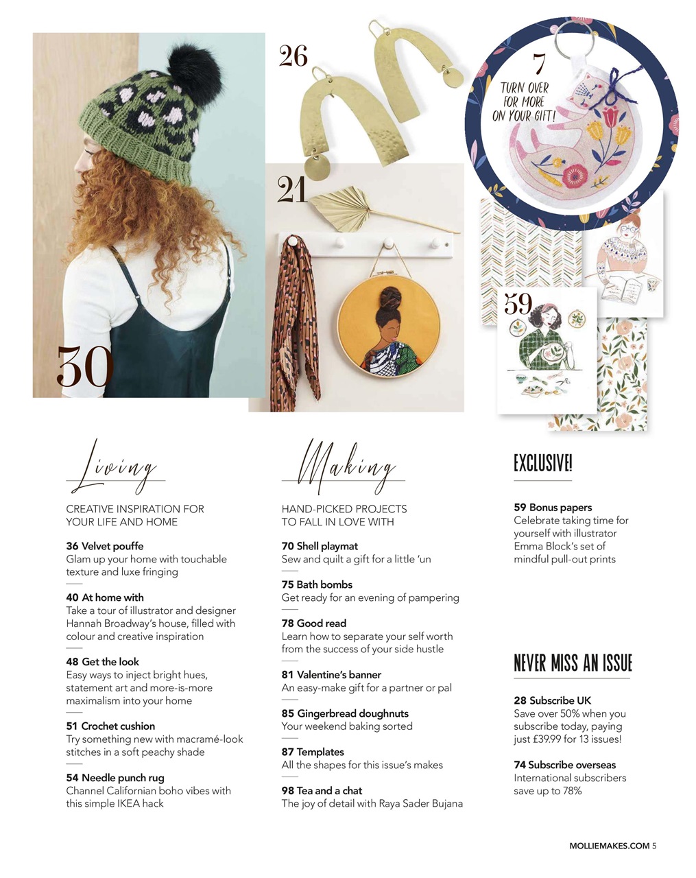 Mollie magazine Preview Pages